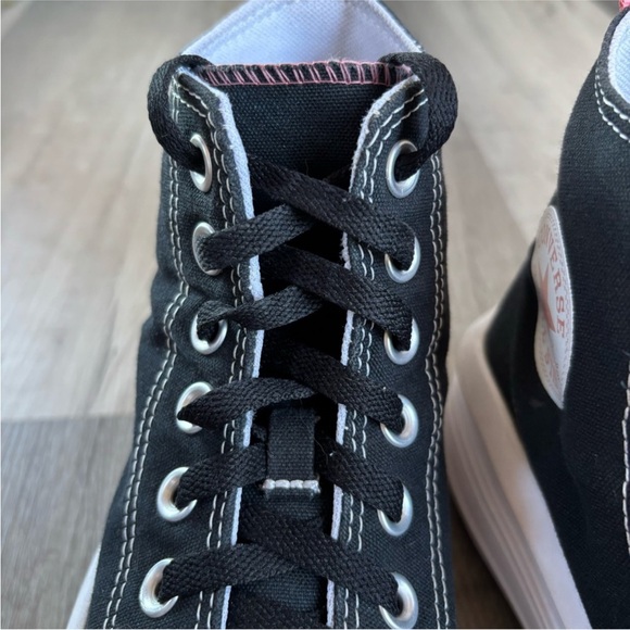 Converse Chuck Taylor All Star Move Platform Black and Pink Size 7 - Picture 3 of 10